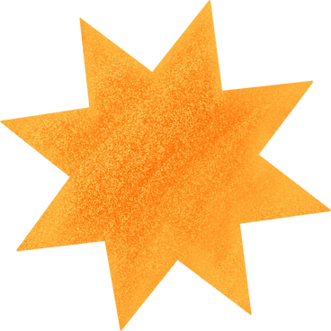 big yellow textured star PNG, SVG