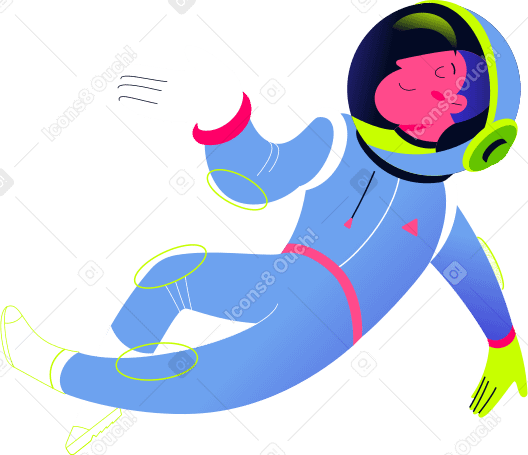 человек-космонавт в PNG, SVG