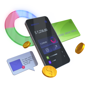 E-wallet and personal finance management PNG, SVG