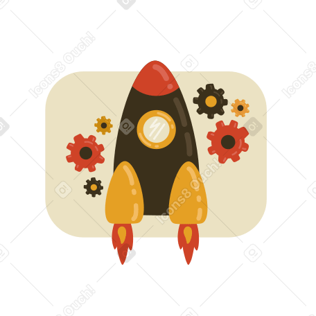 Rocket service PNG, SVG