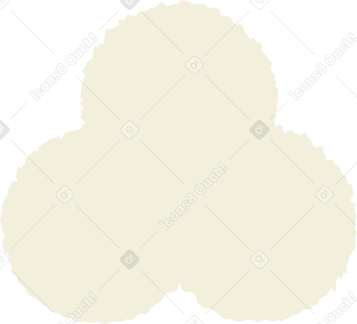 trefoil beige Illustration in PNG, SVG