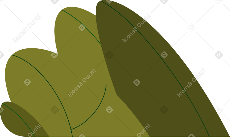 bushes Illustration in PNG, SVG