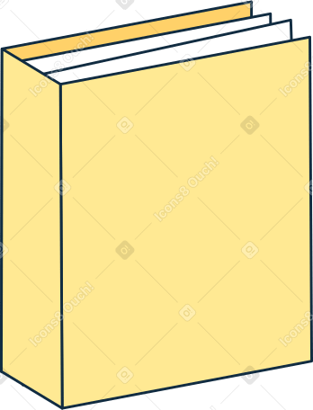 folder with documents Illustration in PNG, SVG