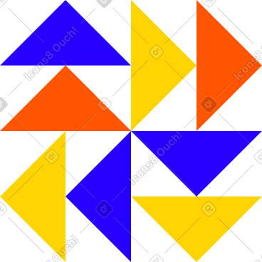 Comples shape of triangles PNG, SVG