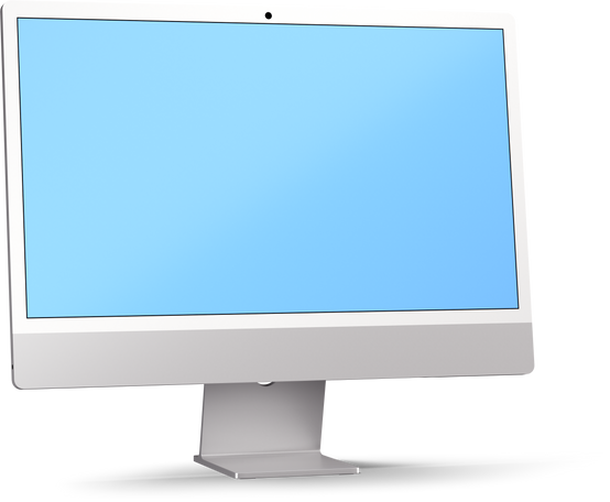 computer screen on Illustration in PNG, SVG