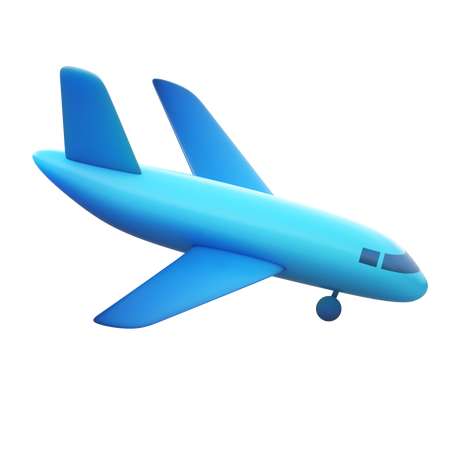 airplane landing Illustration in PNG, SVG