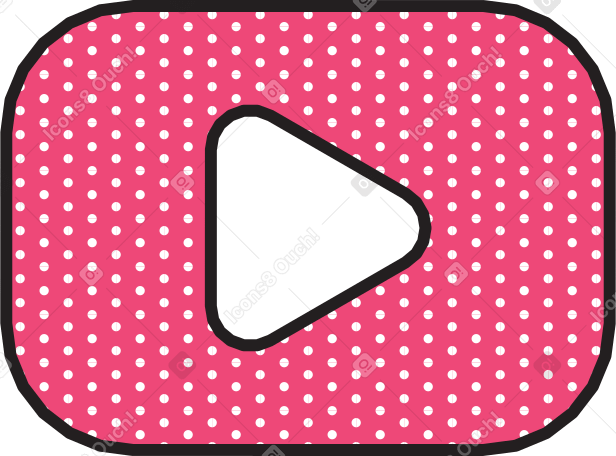Youtube-video-hosting-symbol PNG, SVG