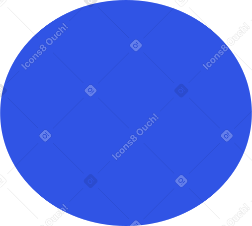 blue round Illustration in PNG, SVG