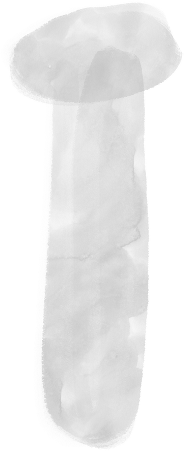 gray watercolor t-shape PNG, SVG