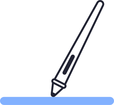 Tablet with a pen PNG, SVG
