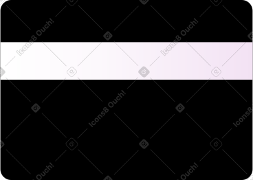 Black credit card PNG, SVG