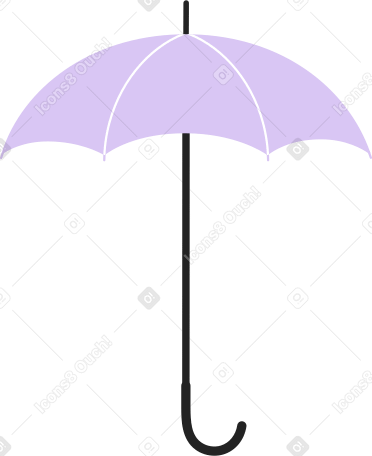 outdoor umbrella cane Illustration in PNG, SVG