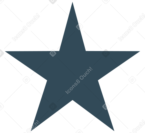 star dark blue Illustration in PNG, SVG