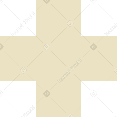beige cross PNG, SVG