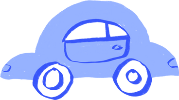 blue car PNG, SVG