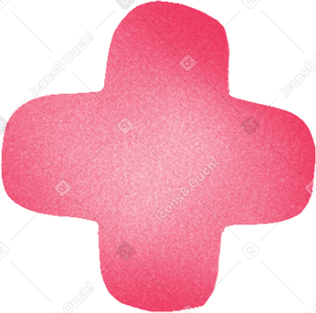 red gardient cross PNG, SVG