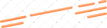 Orange lines of text PNG, SVG