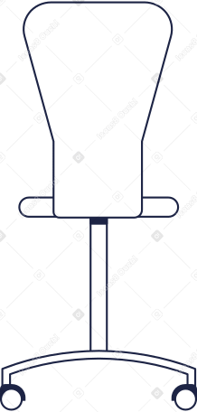 office chair Illustration in PNG, SVG