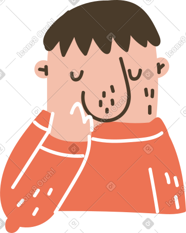 Thinking man PNG, SVG