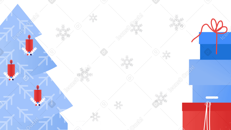 Christmas atmosphere  Illustration in PNG, SVG