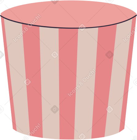 pink bucket PNG, SVG