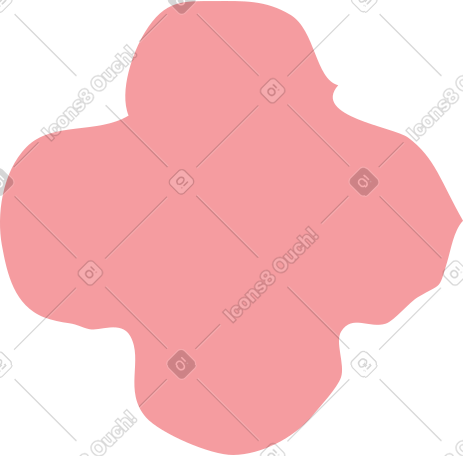 pink quatrefoil PNG, SVG