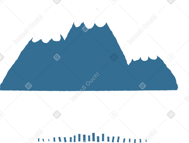 mountain clouds PNG, SVG