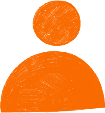 orange user PNG, SVG