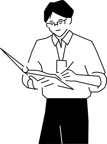 young man writing in folder PNG, SVG