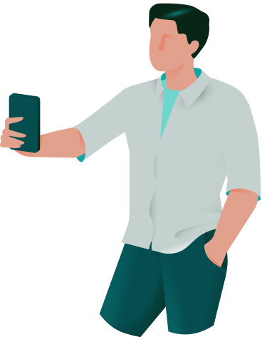 mann macht ein selfie PNG, SVG