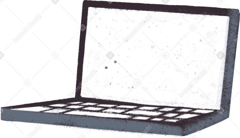 Ноутбук в PNG, SVG