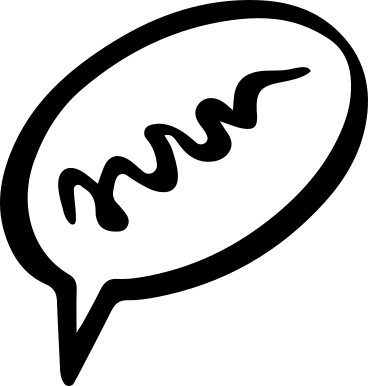 Balão de fala com texto PNG, SVG
