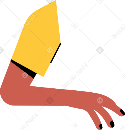 Main avec trois doigts PNG, SVG
