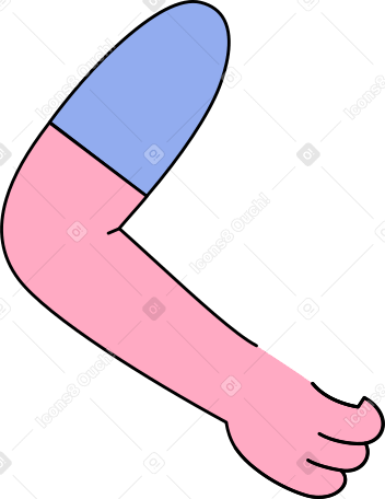tourist's hand PNG, SVG