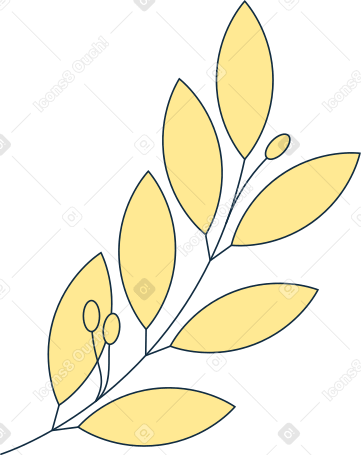 palm branch Illustration in PNG, SVG