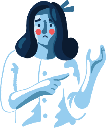 Woman pointing в PNG, SVG