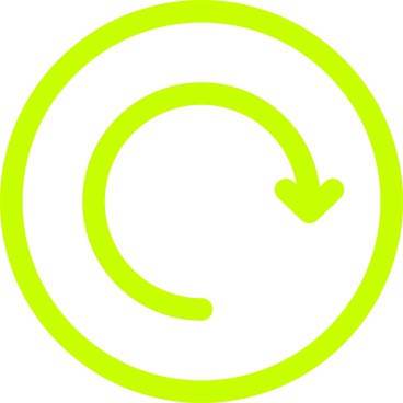 Green arrow in a circle в PNG, SVG