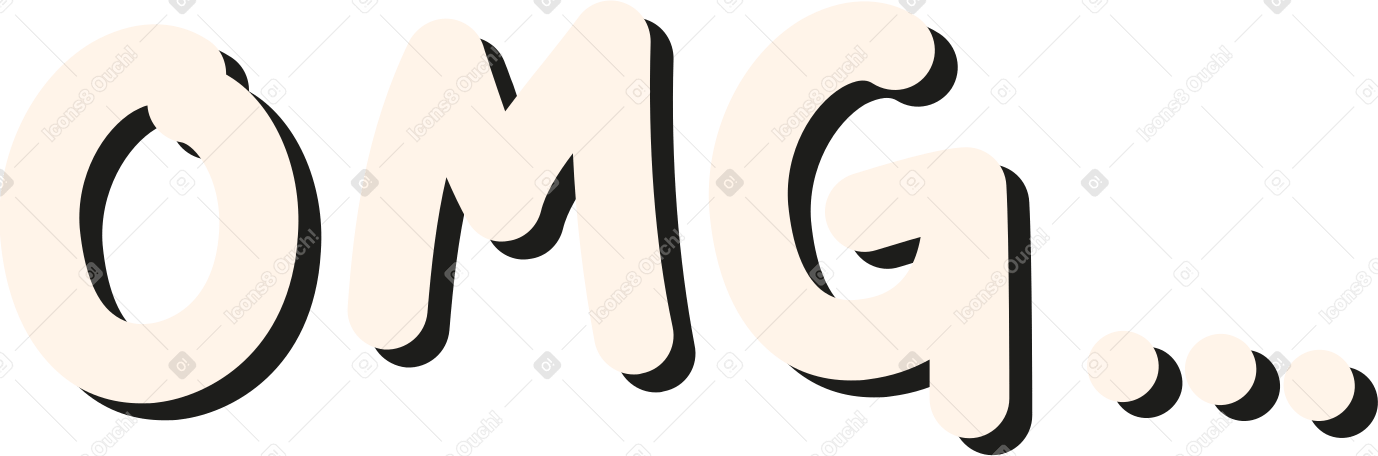 oh mio dio PNG, SVG