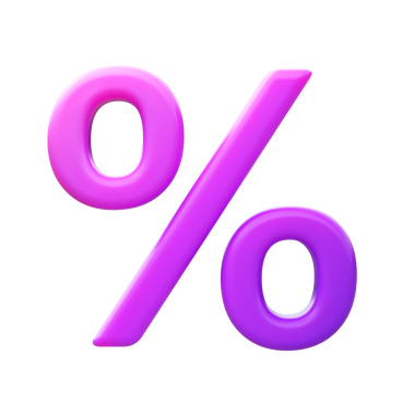 percentage PNG, SVG