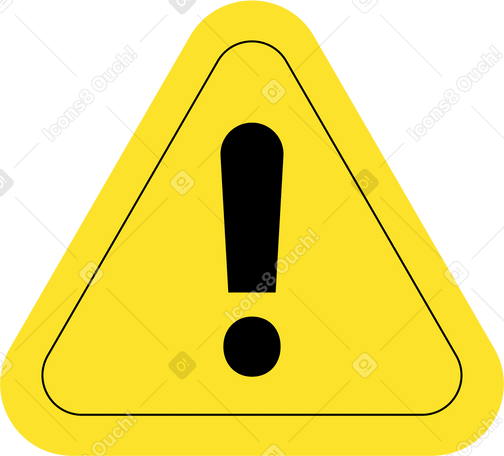 warning sign PNG, SVG