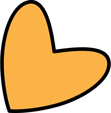 yellow heart PNG, SVG