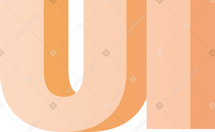 Lettering ui text PNG, SVG