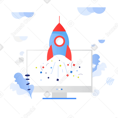 Start-up  Illustration in PNG, SVG