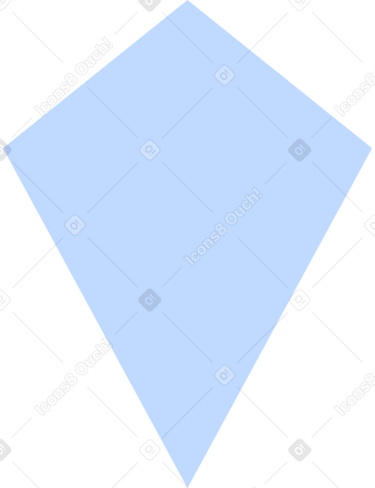 blue kite Illustration in PNG, SVG