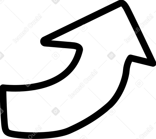 두꺼운 위쪽 화살표 PNG, SVG