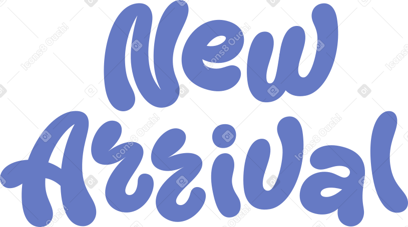 letras de texto de nueva llegada PNG, SVG