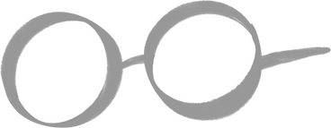 gray round glasses PNG, SVG