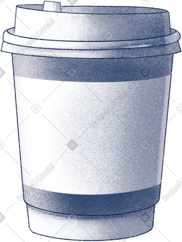 Paper cup of coffee PNG, SVG