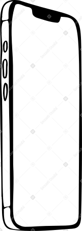 Айфон спереди в PNG, SVG