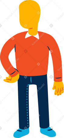 man standing PNG, SVG